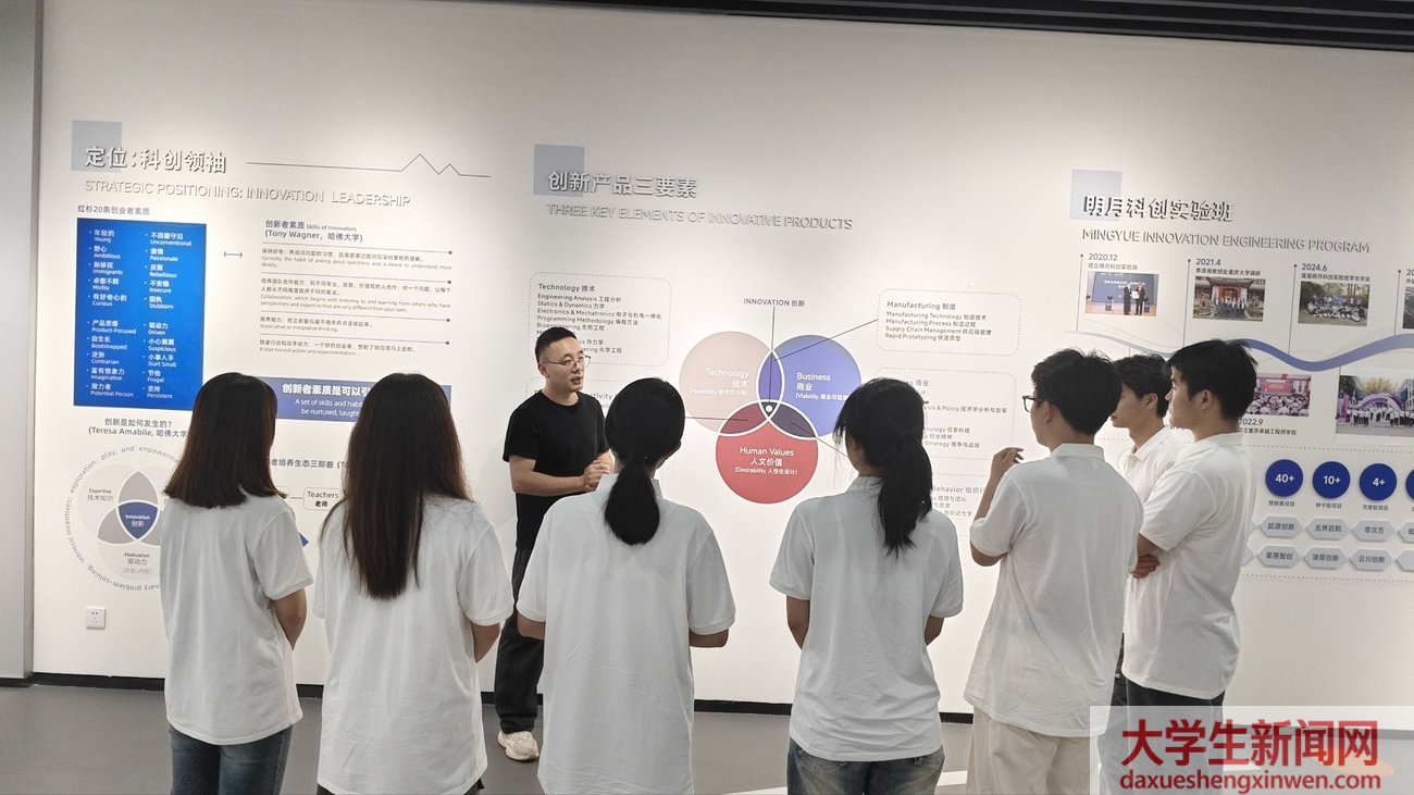 重电学子赴明月湖科创基地开展复合材料创新调研